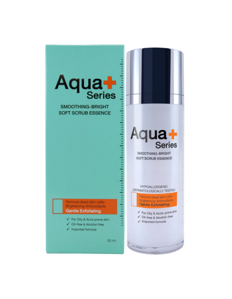 Aqua+ Series Smoothing-Bright Soft Scrub Essence 30ml - 1