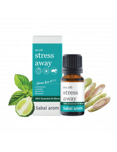 Sabai-arom NO.6 Stress Away Essential Oil 10ml - 1