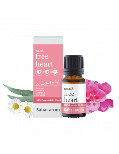 Sabai-arom NO.08 Free Heart Essential Oil 10 ml. - 1