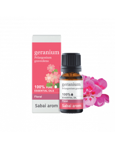 Sabai-arom Geranium Essential Oil 10ml - 1