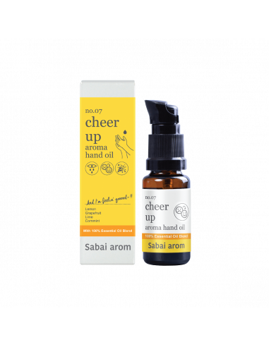 Sabai-arom NO.7 Cheer Up Aroma Hand Oil 15ml - 1
