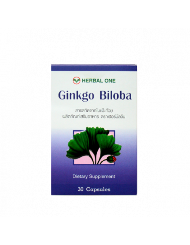 Herbal One Ginkgo Biloba 30 Capsules - 1