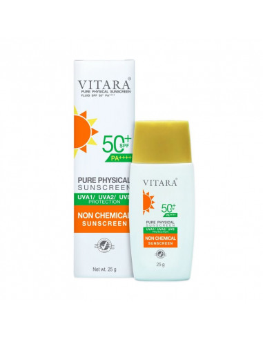Vitara Pure Physical Sunscreen Fluid SPF50+ PA+++ 25 g - 1
