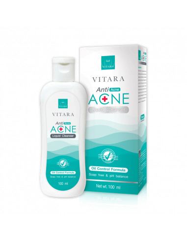 Vitara Anti Acne Liquid Cleanser 100 ml - 1
