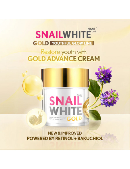Namu Snail White Gold Cream 50ml advertisement