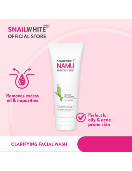 Namu Snail White Facial Jelly Wash ingredients