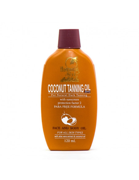 Hawaiian Style Coconut Tanning Oil SPF2 120ml