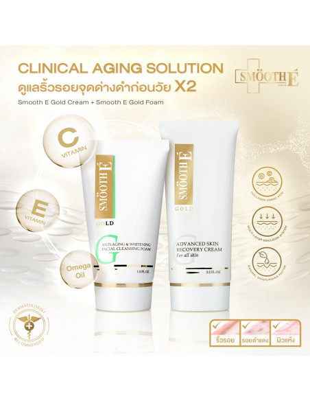 Smooth E Gold Anti-Aging Cleansing Foam ingredients