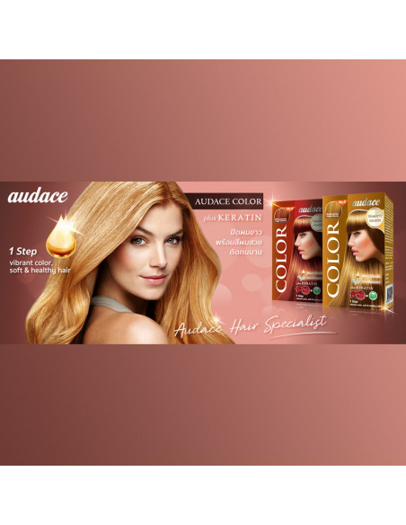 Audace Keratin Hair Color ads