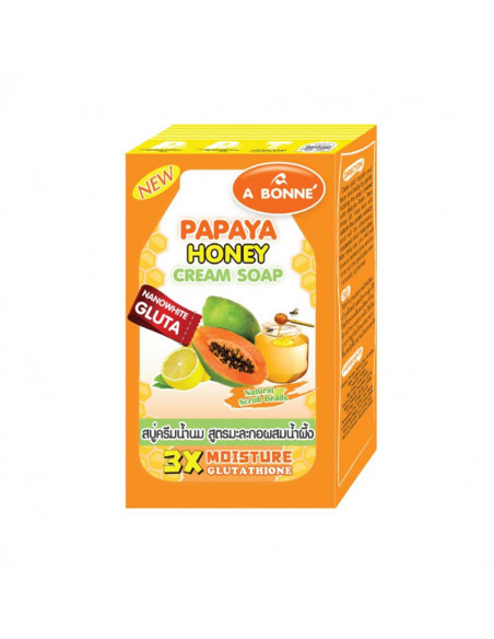 A Bonne' Papaya Honey Cream Soap