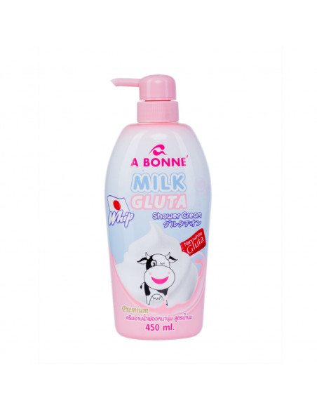 A Bonne' Milk Gluta Whip Shower Cream 450ml