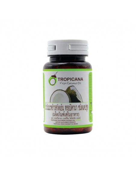 Tropicana Organic Cold-pressed Coconut Oil 500mg 60 Capsules