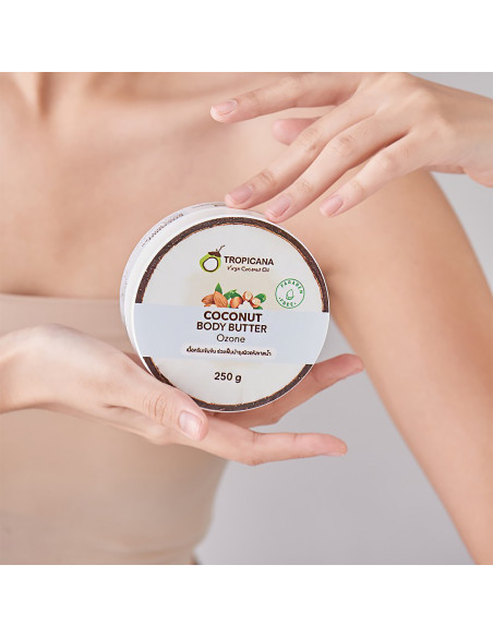 Tropicana Coconut Oil Body Cream Ozone in hands