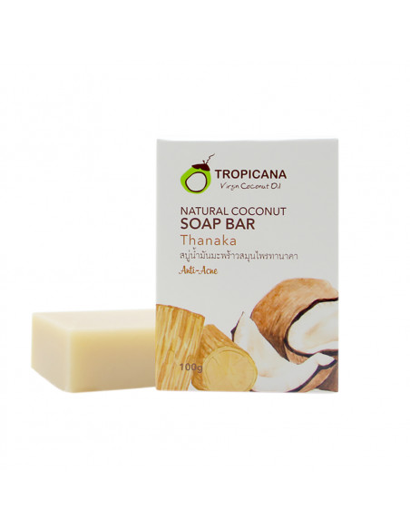 Tropicana Coconut Oil Soap Bar Thanaka Extract