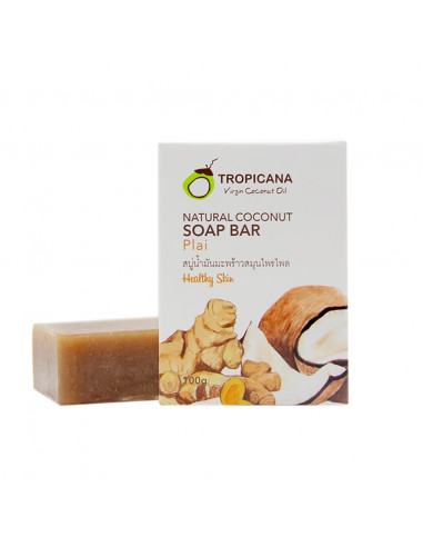 Tropicana Coconut Oil Soap Bar Plai Extract