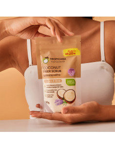 Tropicana Coconut Fiber Scrub For Face And Body 2