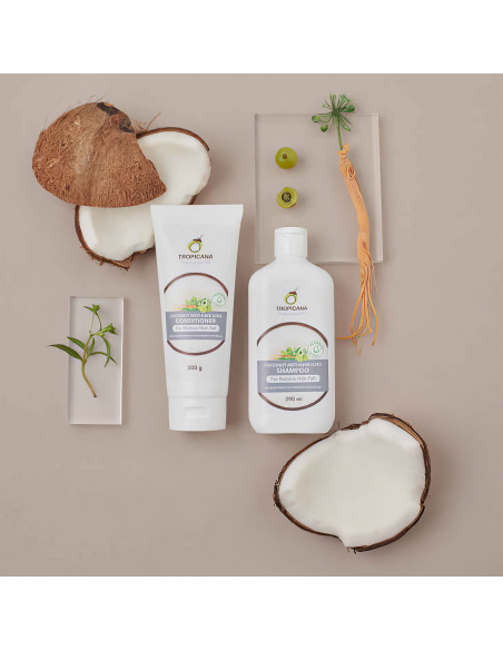 Tropicana Coconut Anti Hair Loss Shampoo and Conditioner