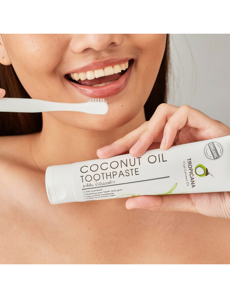 Tropicana Coconut Oil Toothpaste (No Fluoride) how to use