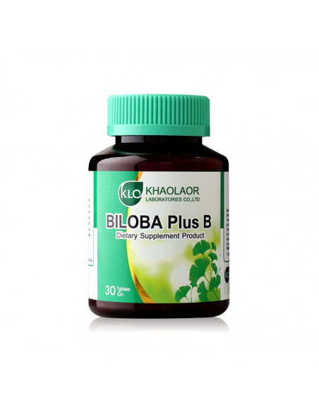 Khaolaor Biloba Plus B 30 Tablets