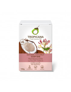 Tropicana Coconut Oil Soap Bar Honeysuckle