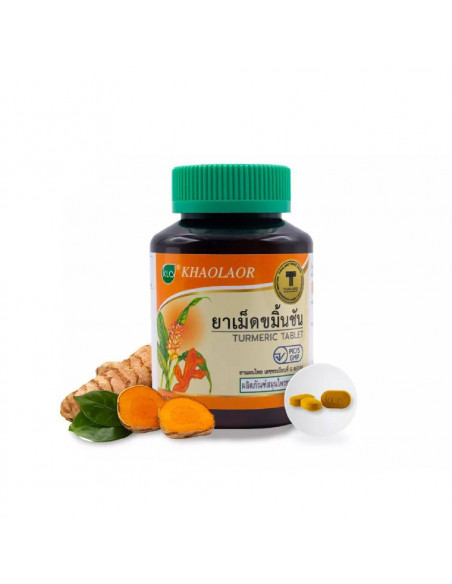 Khaolaor Turmeric Tablet Tra Dokwhan tablets