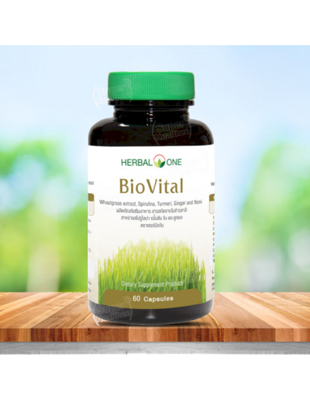 Herbal One BioVital on background