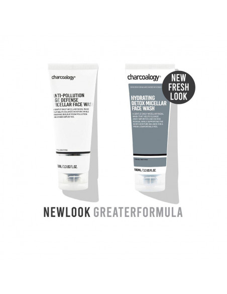 Charcoalogy Anti-Pollution Age Defense Micellar Face Wash 100ml - 2