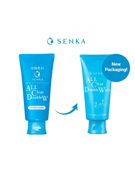 Senka Perfect Double Wash new and old