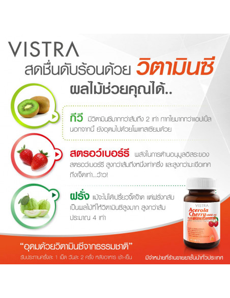 Vistra Acerola Cherry ingredients