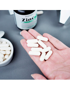 Vistra Zinc 15MG Natural Extract 20 Caps - 1 2