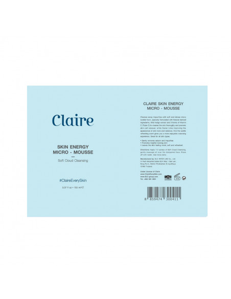 Claire Skin Energy Micro Mousse 150ml - 2