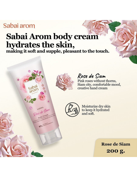 Sabai-arom Rose de Siam Body Cream