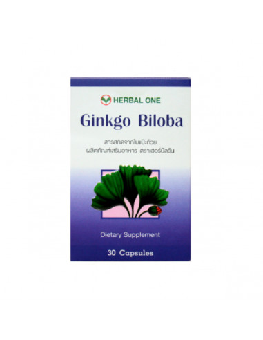 Herbal One Ginkgo Biloba 30 Capsules - 1