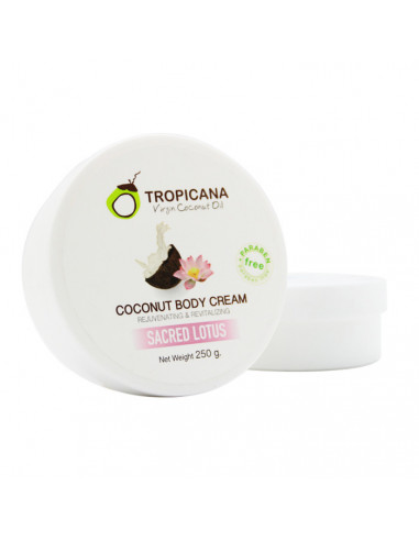 Tropicana Coconut Body Cream With Scared Lotus 250g - 1