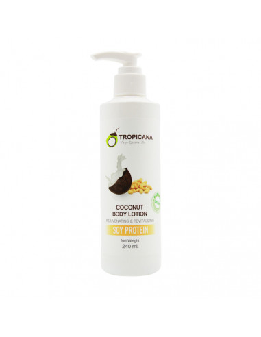 Tropicana Coconut Oil Body Cream Soybean 240ml - 1