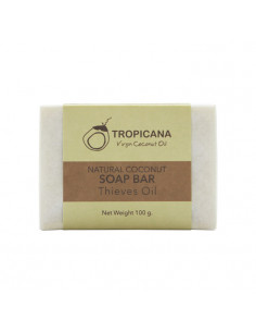 Tropicana Coconut Oil Soap Bar Thieves Oil 100g