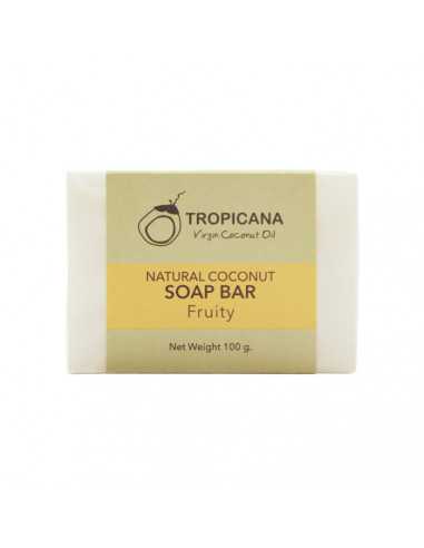 Tropicana Coconut Oil Soap Bar Fruity 100g - 1