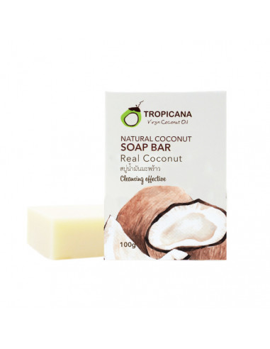 Tropicana Coconut Oil Soap Bar Coconut 100g - 1