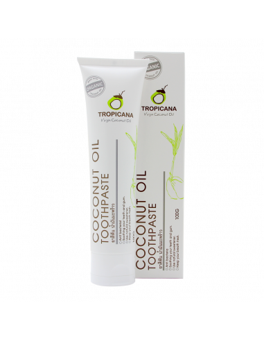 Tropicana Coconut Oil Toothpaste (No Fluoride) 100g - 1