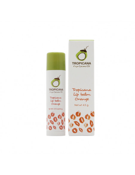 Tropicana Coconut Oil Treatment Lip Stick Orange 4.5g - 1