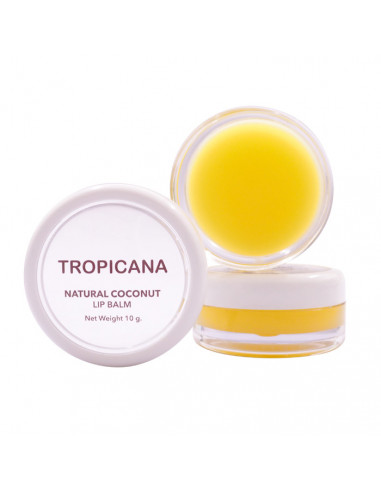Tropicana Coconut Oil Treatment Lip Balm Banana Happy 10g - 1