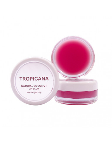 Tropicana Coconut Oil Treatment Lip Balm Pomegranate 10g - 1