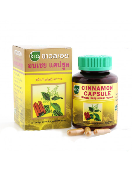 Khaolaor Cinnamon 100 Capsules