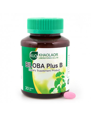 Khaolaor Biloba Plus B 30 Tablets