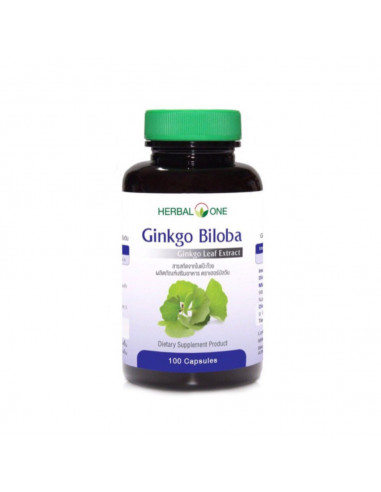 Herbal One Ginkgo Biloba 100 Capsules - 1