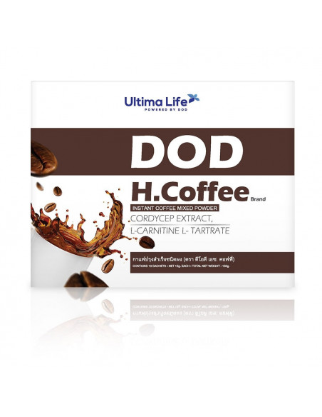 Ultima Life H-COFFEE Instant Coffee Mixed Powder 10 Sachets - 2