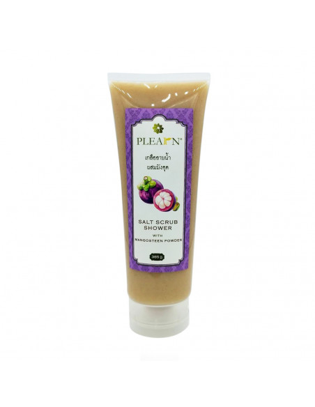 Plearn Salt Scrub Shower with Mangosteen Powder