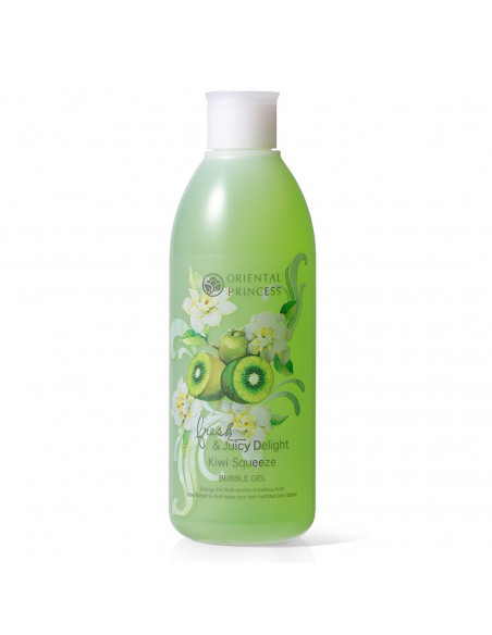 Oriental Princess Fresh & Juicy Kiwi Bubble Gel 250ml