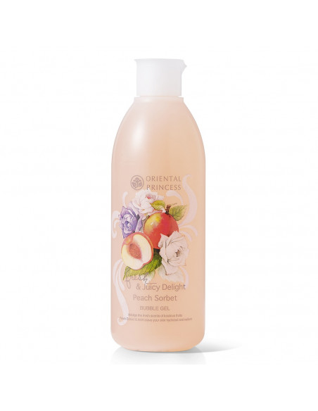 Oriental Princess Fresh & Juicy Peach Bubble Gel 250ml - 1